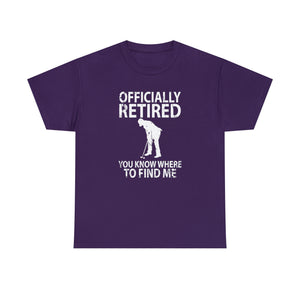 Officially Retired - Unisex Heavy Cotton Tee